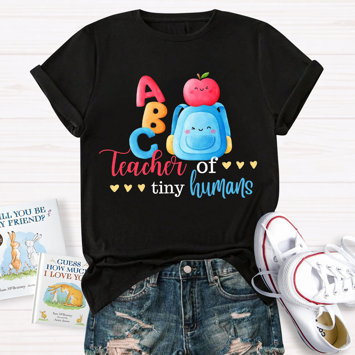 ABC Teacher Of Tiny Humans T-Shirt