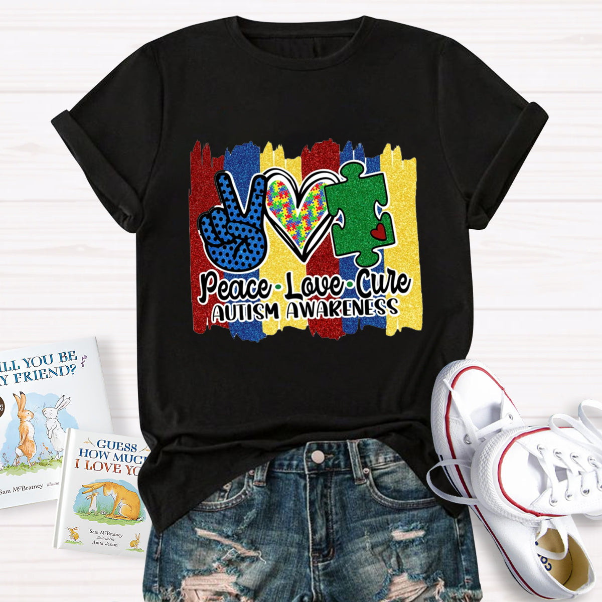 Peace Love Cure T-Shirt