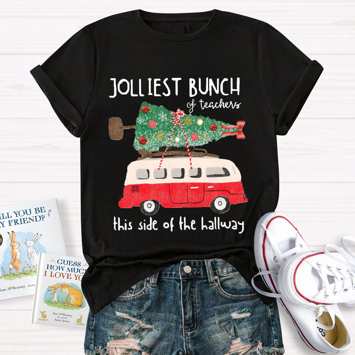 Jolliest Bunch Of Teachers This Side Of The Hallway  T-Shirt