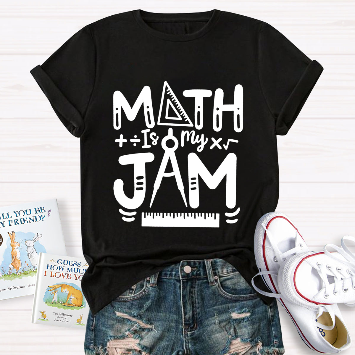 Math Is My Jam Teacher T-Shirt