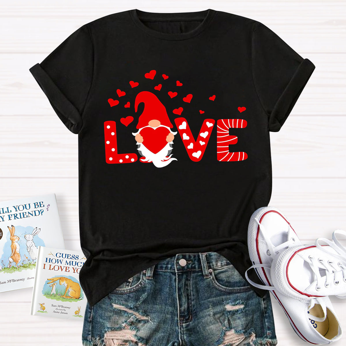 Valentine Love Gnomes T-Shirt