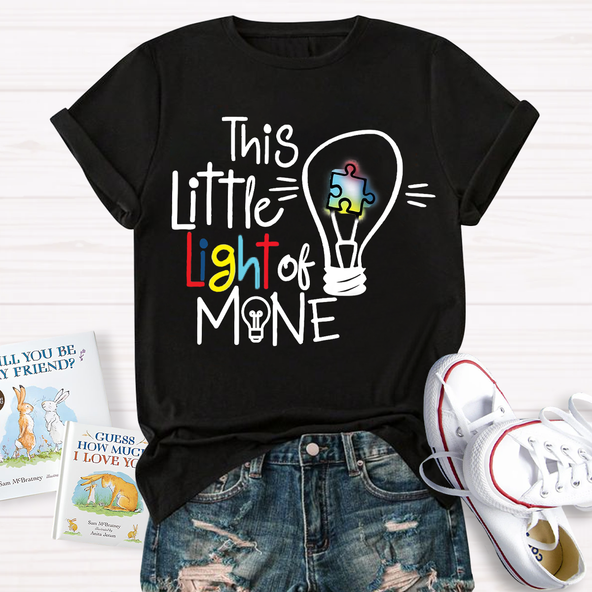 This Little Light Of Mine Autism T-shirt