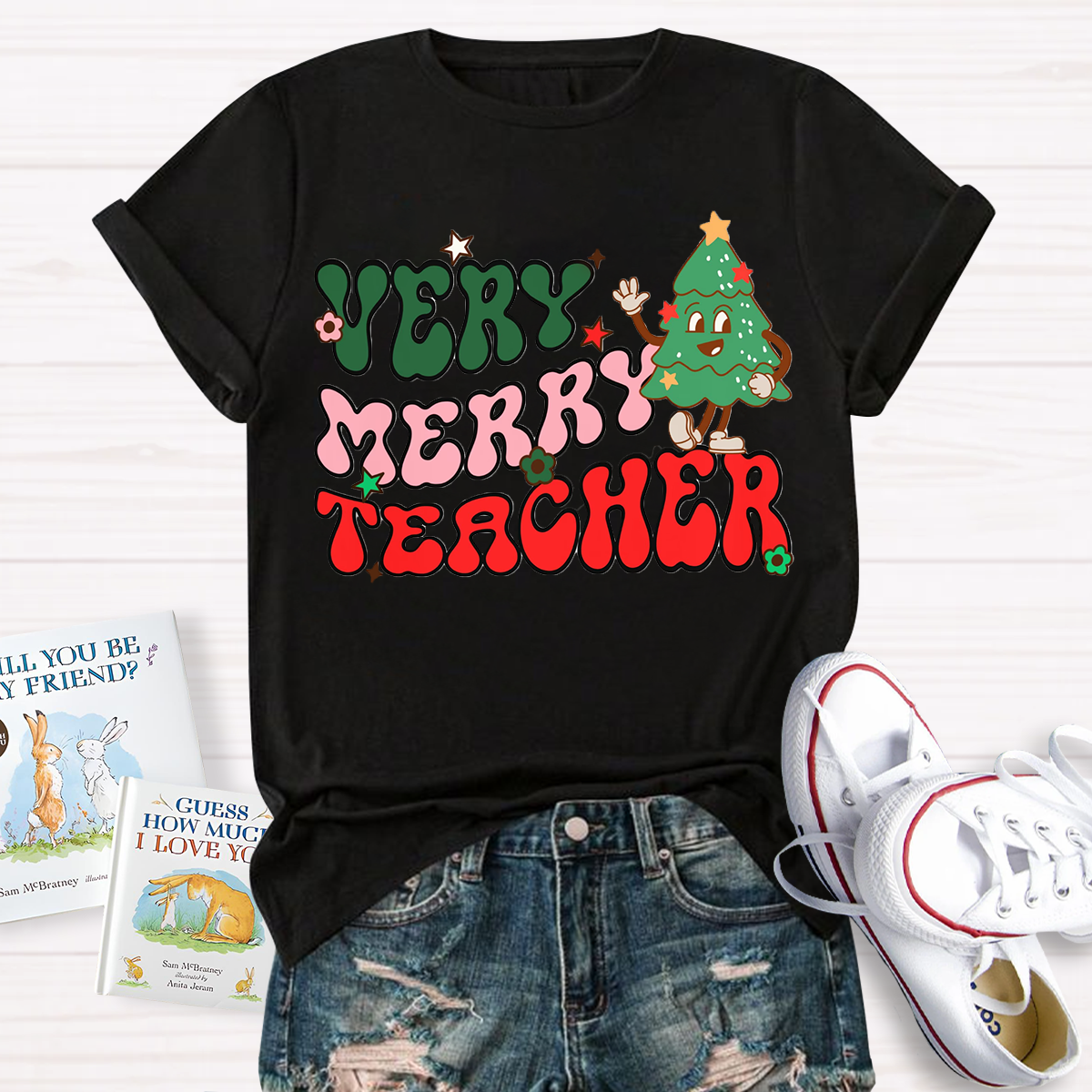 Very Merry Teacher T-Shirt