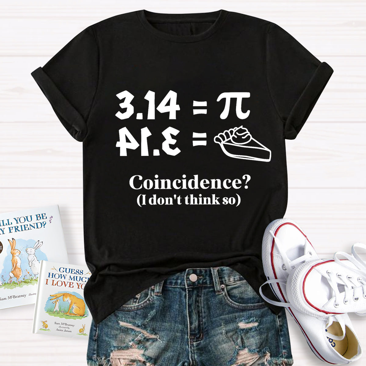 Pi Equals Pie Funny Math Teacher T-Shirt