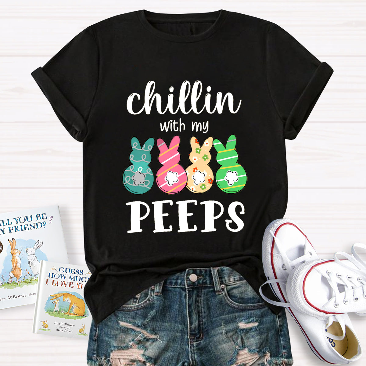 Chilling With My Cute Peeps T-Shirt