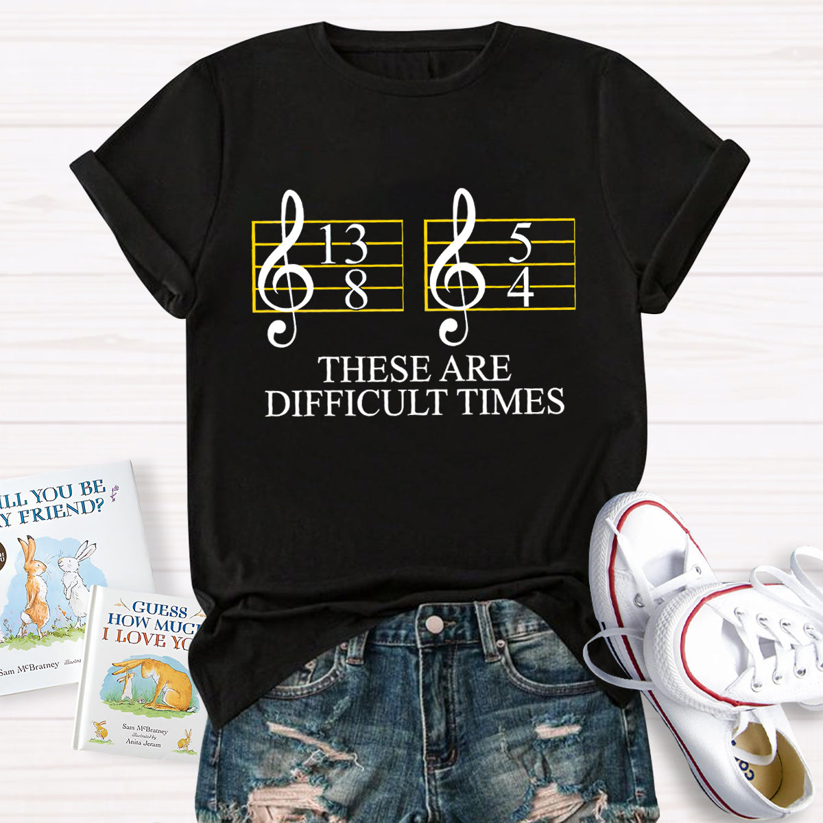 Music Difficult Times Music Teacher T-Shirt