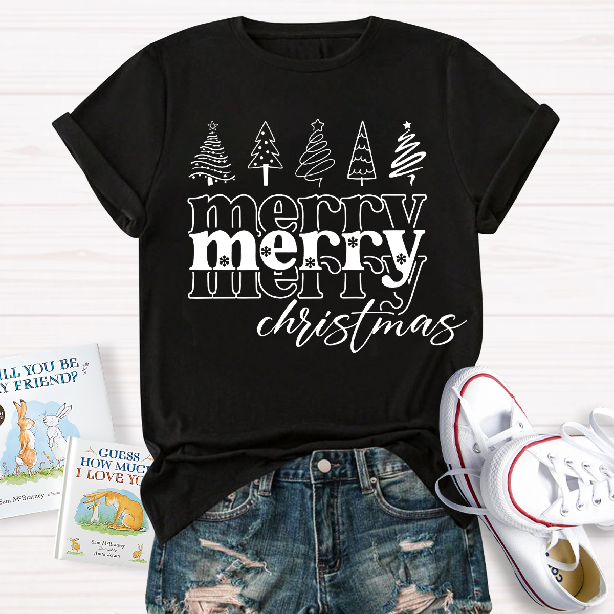 Merry Christmas Tree Teacher T-Shirt