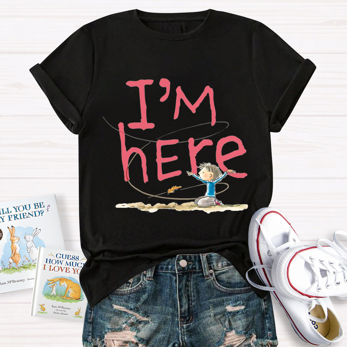 I'm Here Children's Books T-Shirt