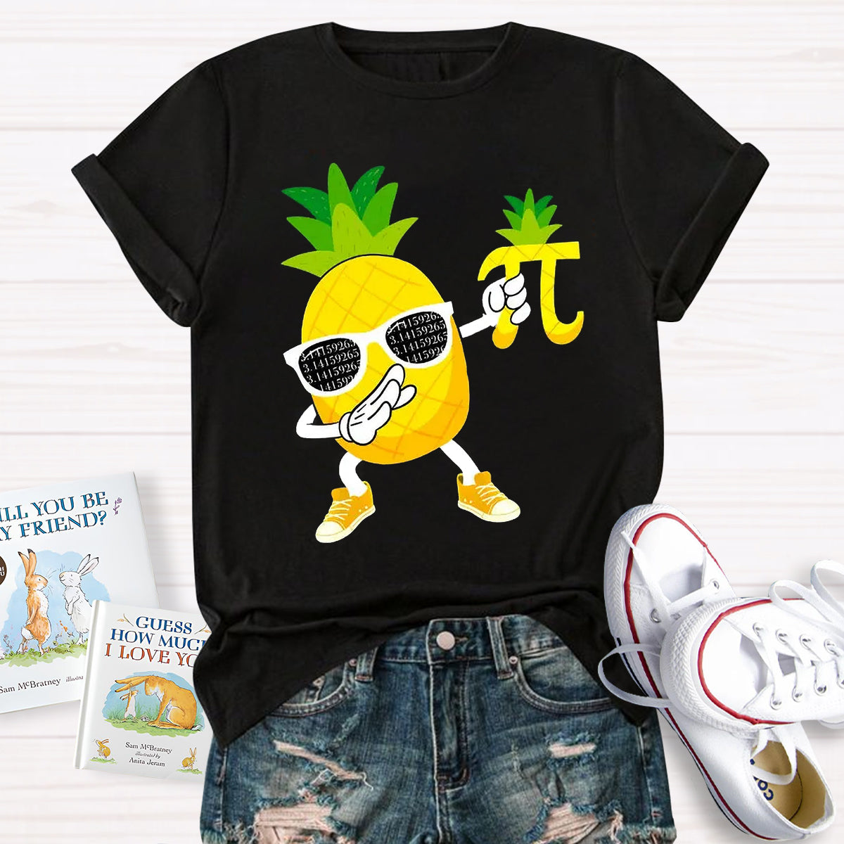 Funny Pi Neapple Math Teacher T-Shirt