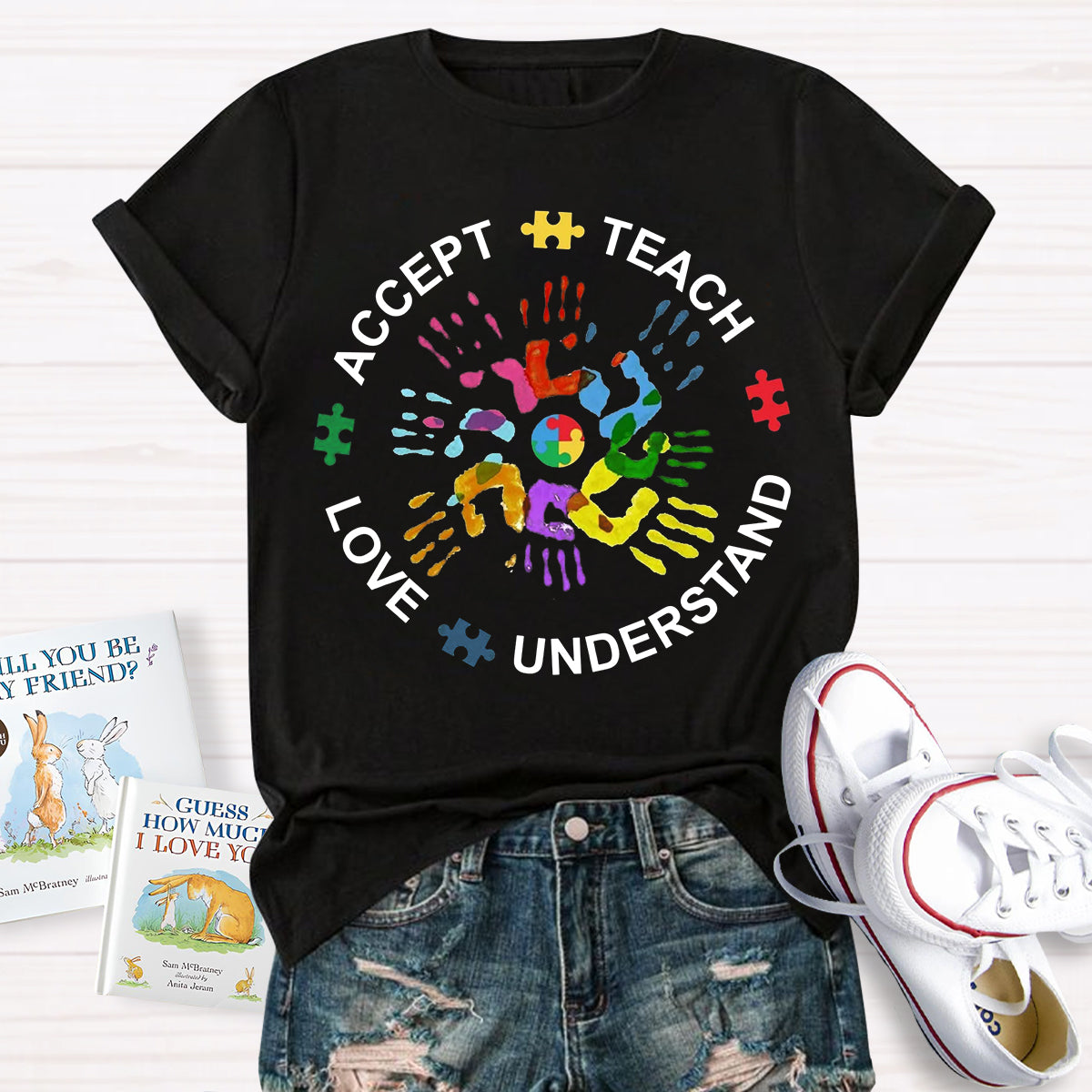 Teach Love Understand And Accept Teacher T-Shirt