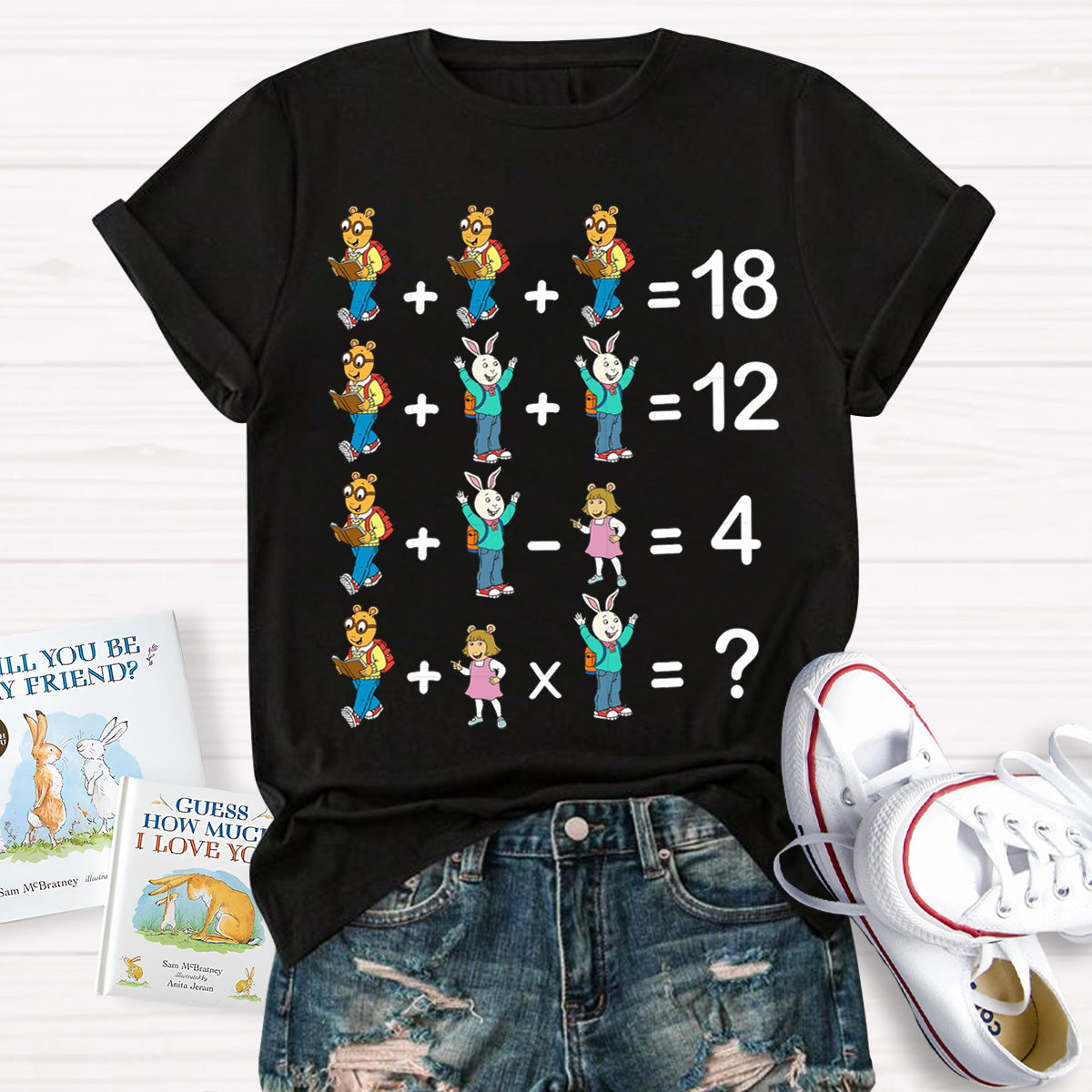 Arthur And Friends Math Teacher T-Shirt