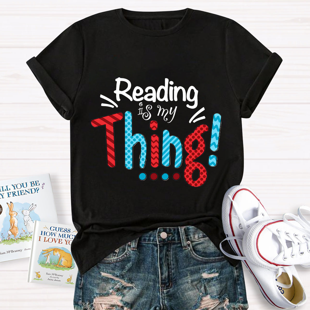 Reading Is My Thing Teacher T-Shirt