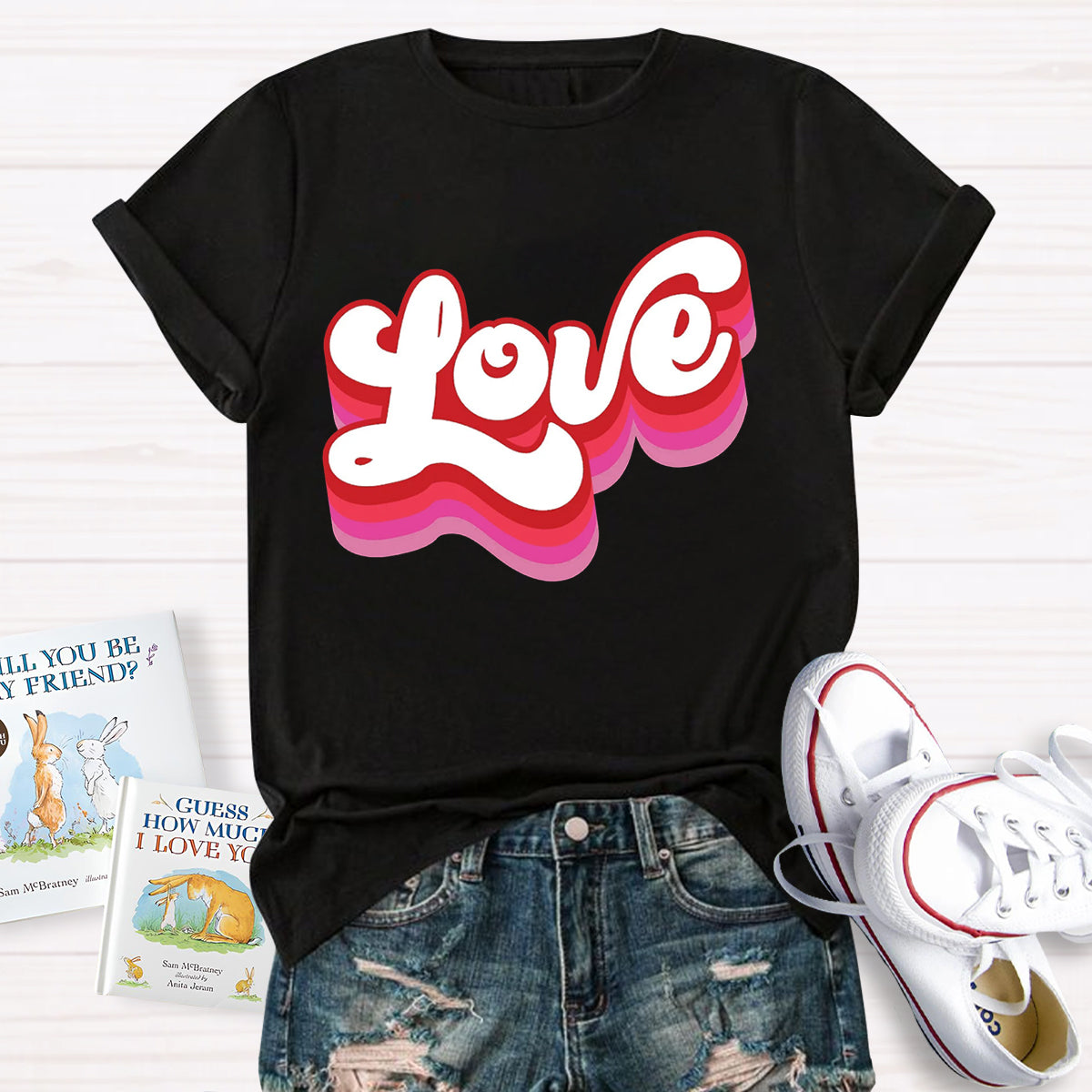 Retro Valentines Love T-Shirt