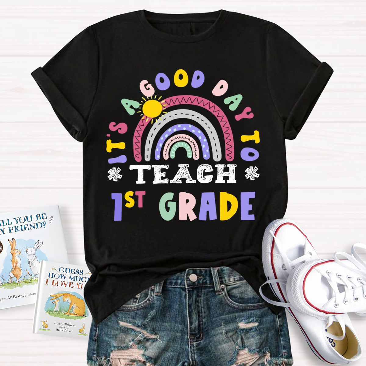 Personalized Grade It's A Good Day To Teach 1st Grade T-Shirt