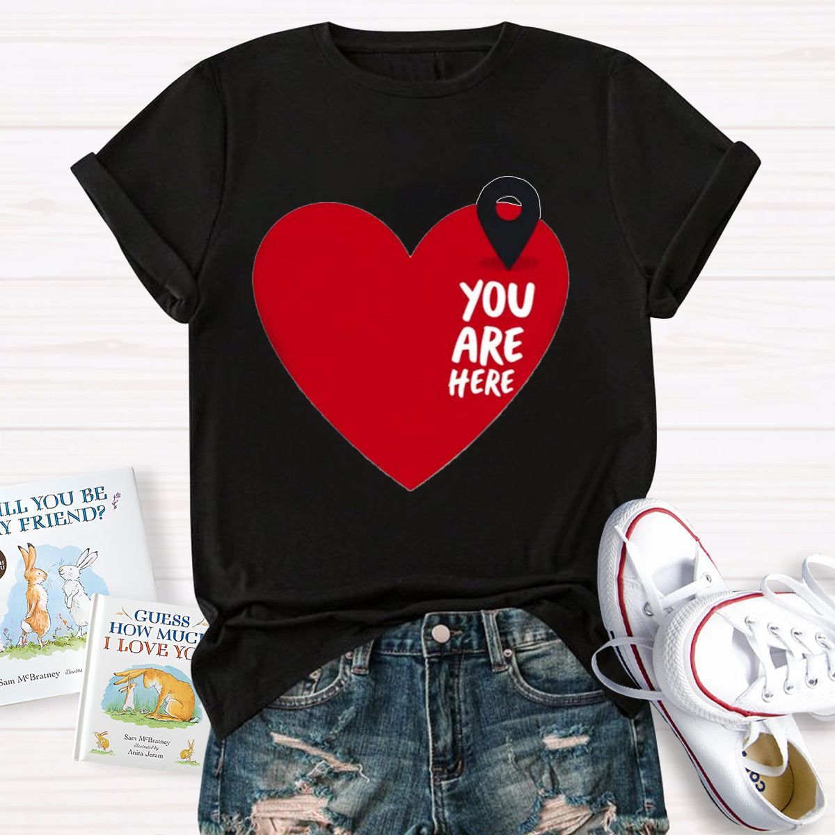 You Are Here In My Heart T-Shirt