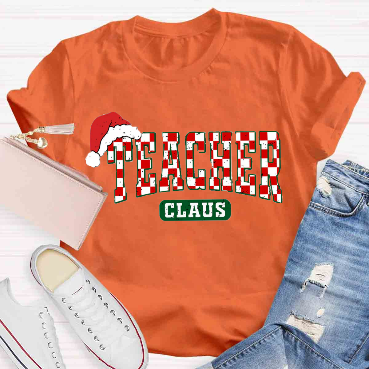 Teacher Claus Christmas  T-Shirt