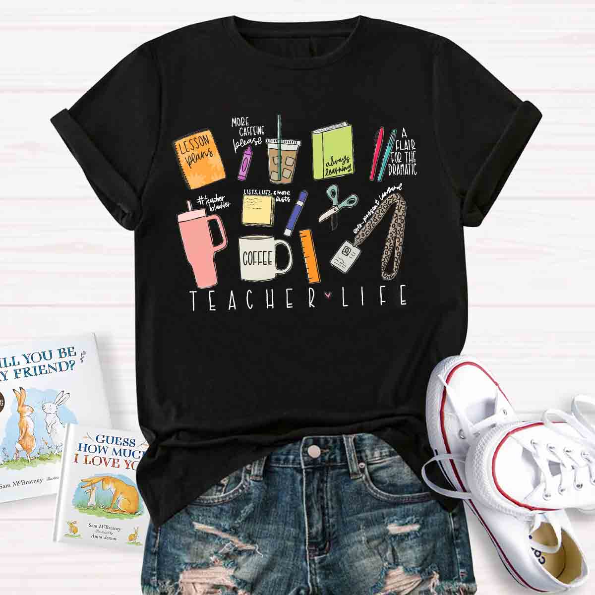 Teacher Life Teaching Tool T-shirt