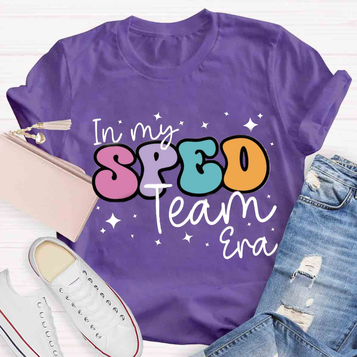 In My Sped Team Era Teacher T-Shirt