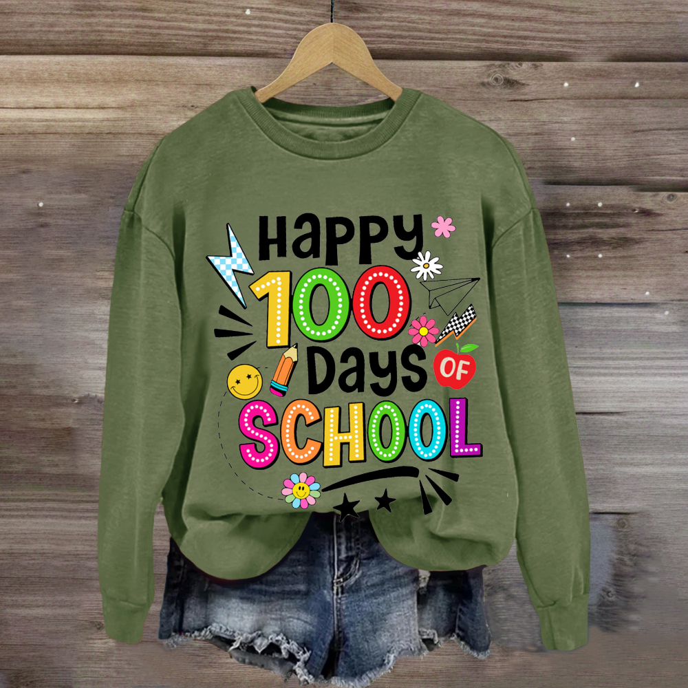 Happy 100 Days Of School Sweatshirt