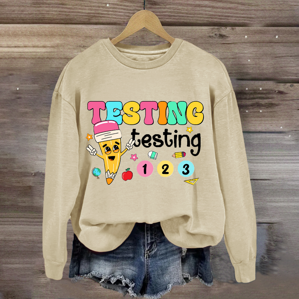 Testing Day Pencil Sweatshirt