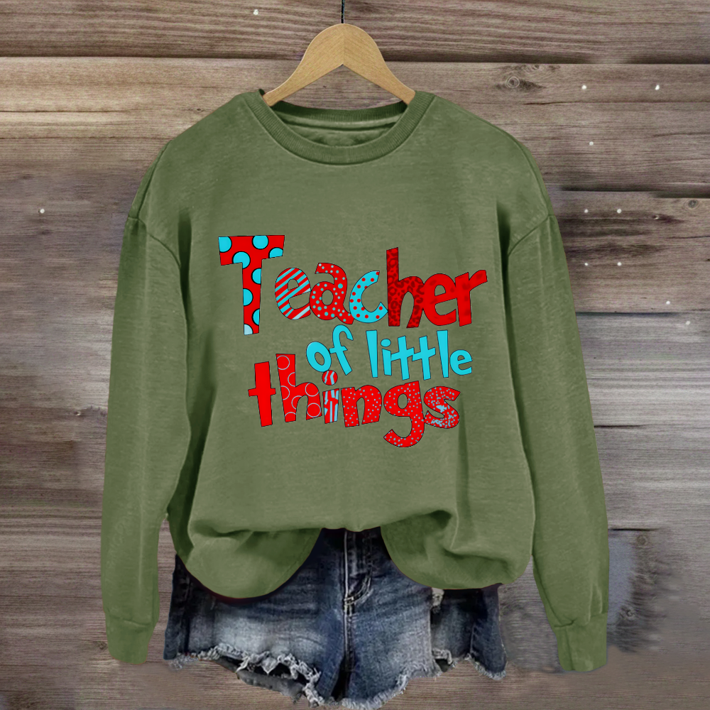 Teacher Of Little Things Sweatshirt