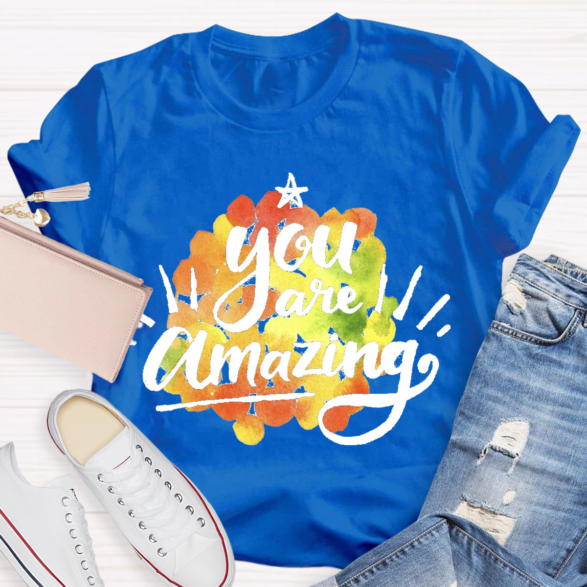 You Are Amazing Teacher Positive Quotes T-Shirt