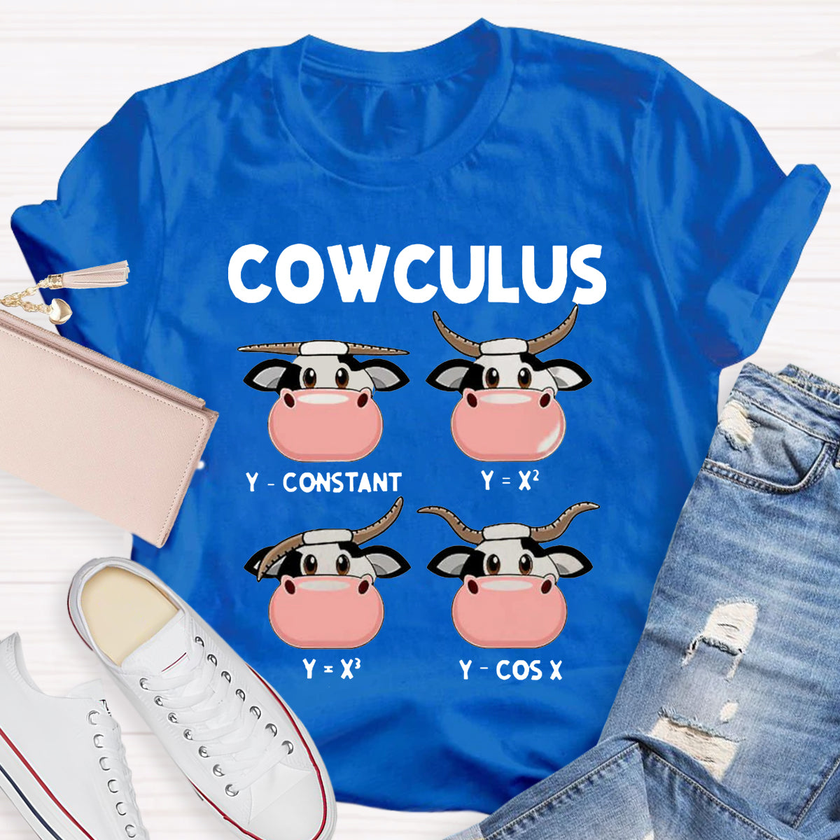 Cowculus Math Teacher T-Shirt