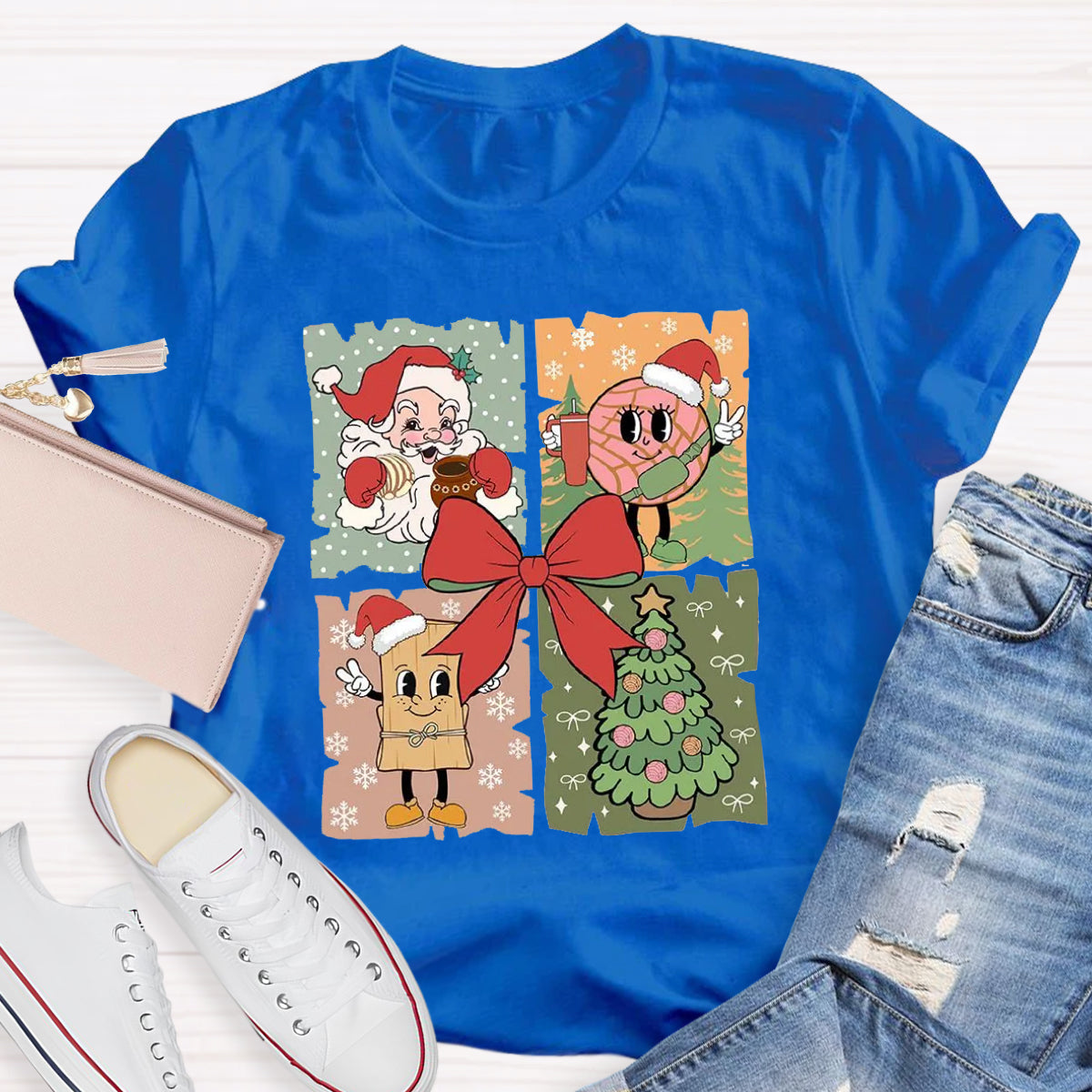 Santa Claus Christmas tree T-Shirt