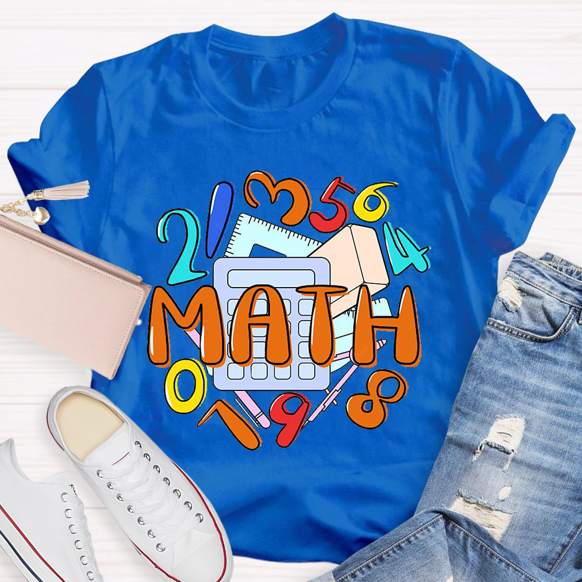 Math Number Teacher T-Shirt