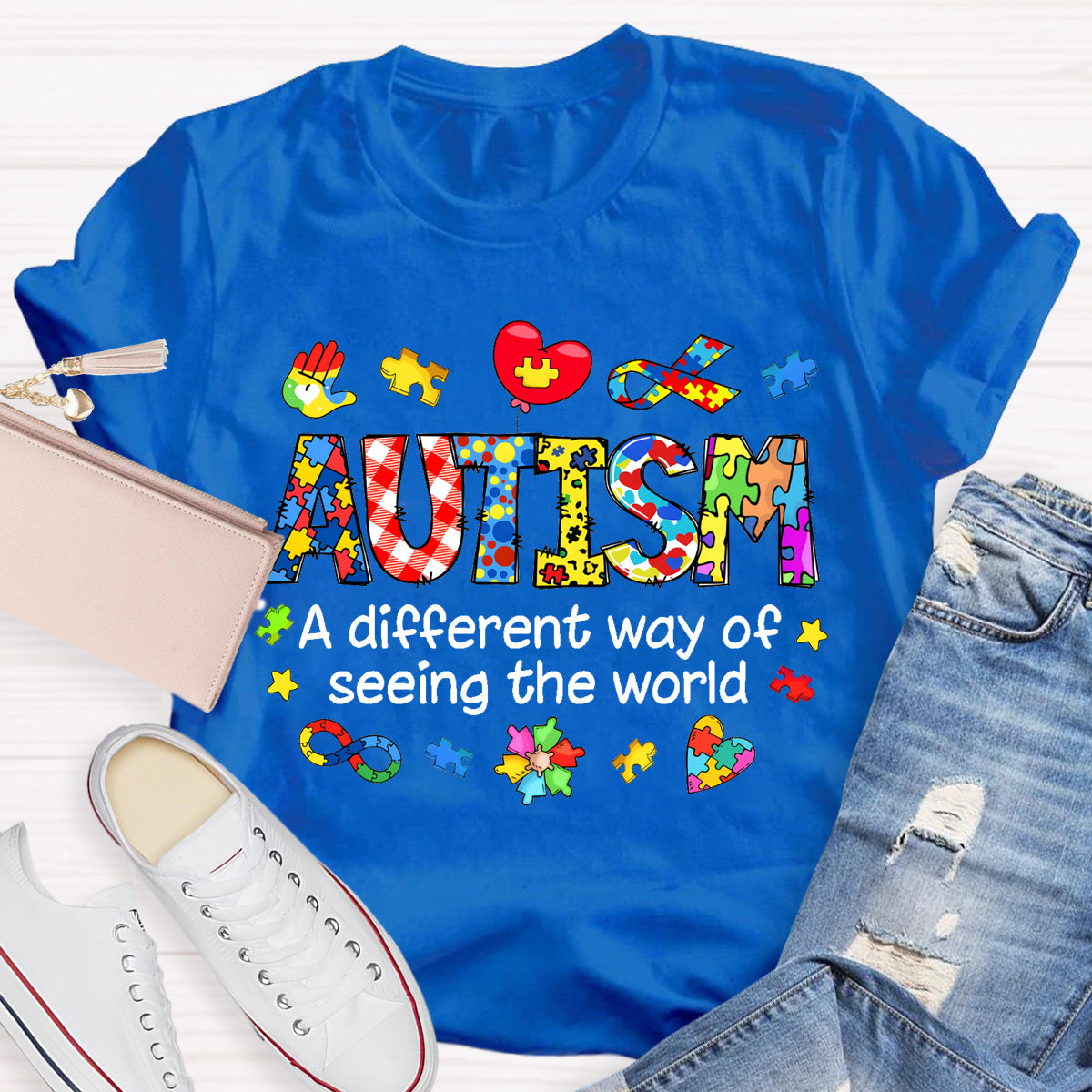 Autism A Different Way Of Seeing The World T-Shirt