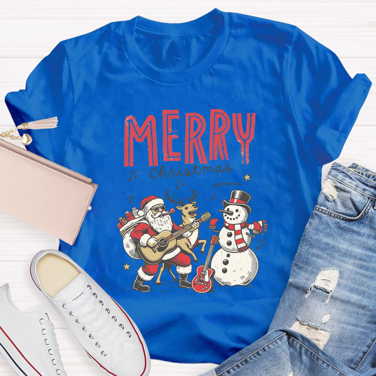 Merry Christmas Music Teacher T-Shirt