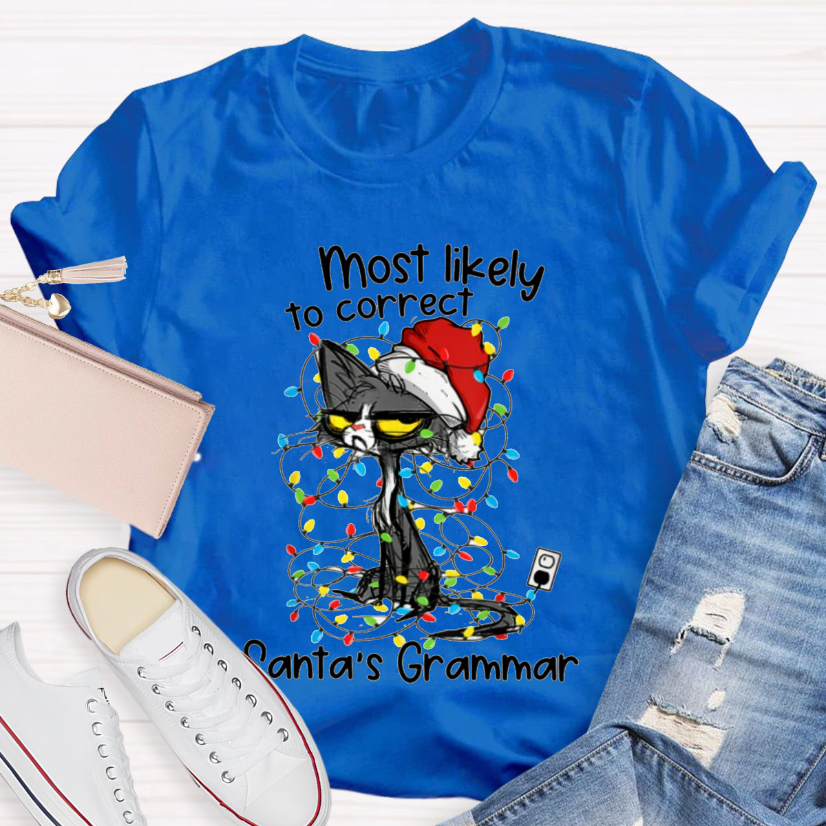 Most Likely To Correct Santa's Grammar T-Shirt