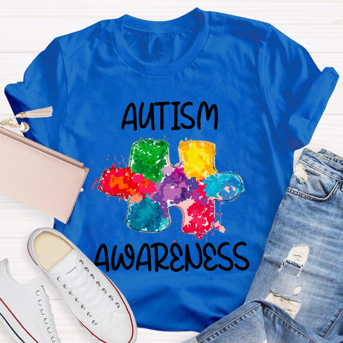 Autism Awareness Teacher T-Shirt