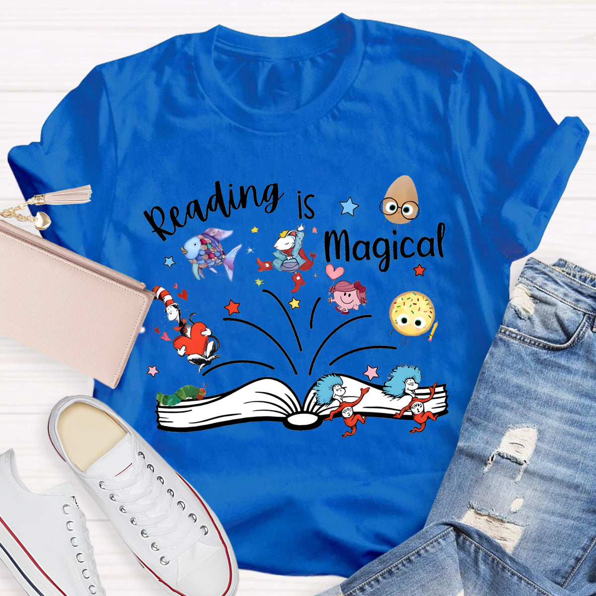 Reading Is Magical Children's Books Teacher T-Shirt