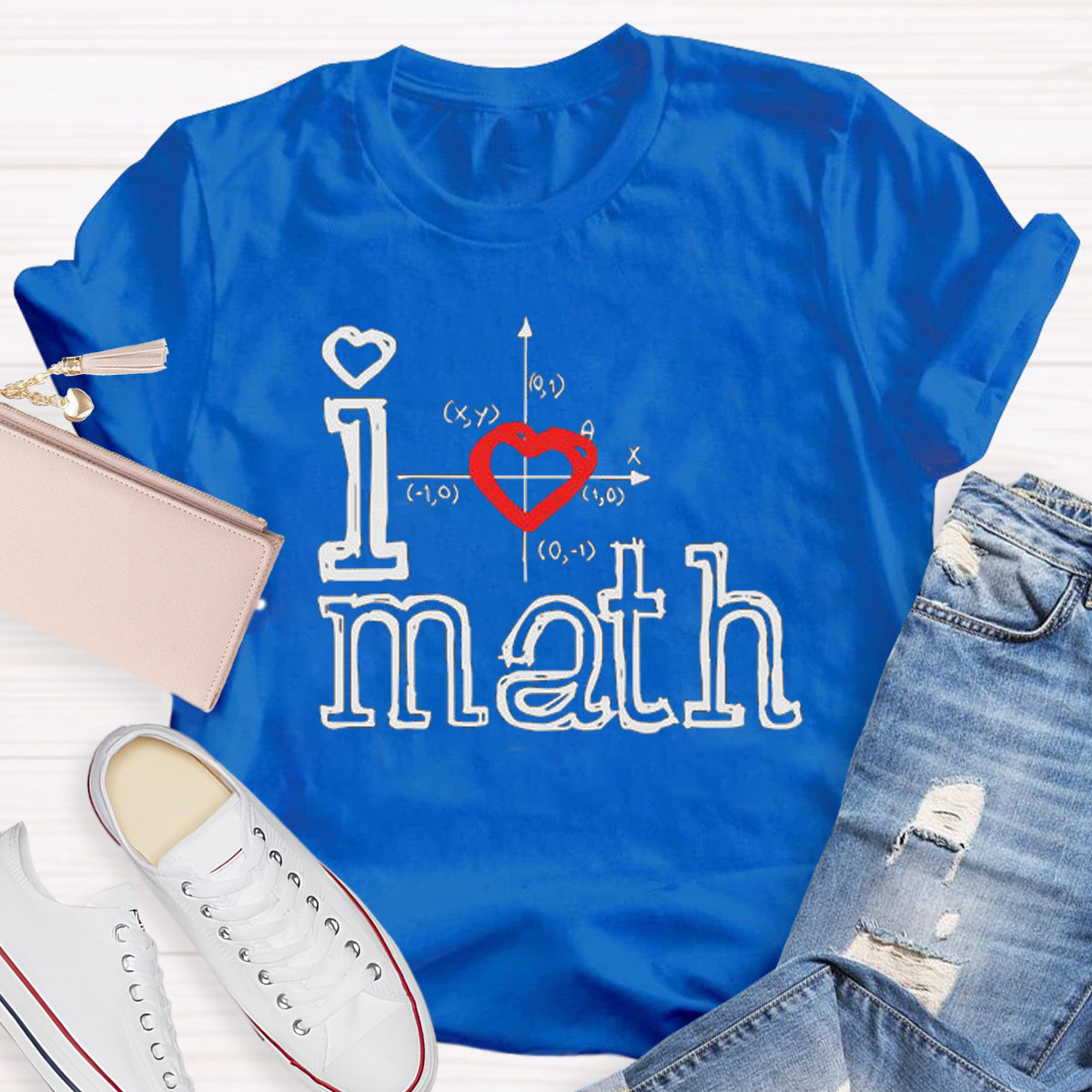 I Love Math Teacher T-Shirt