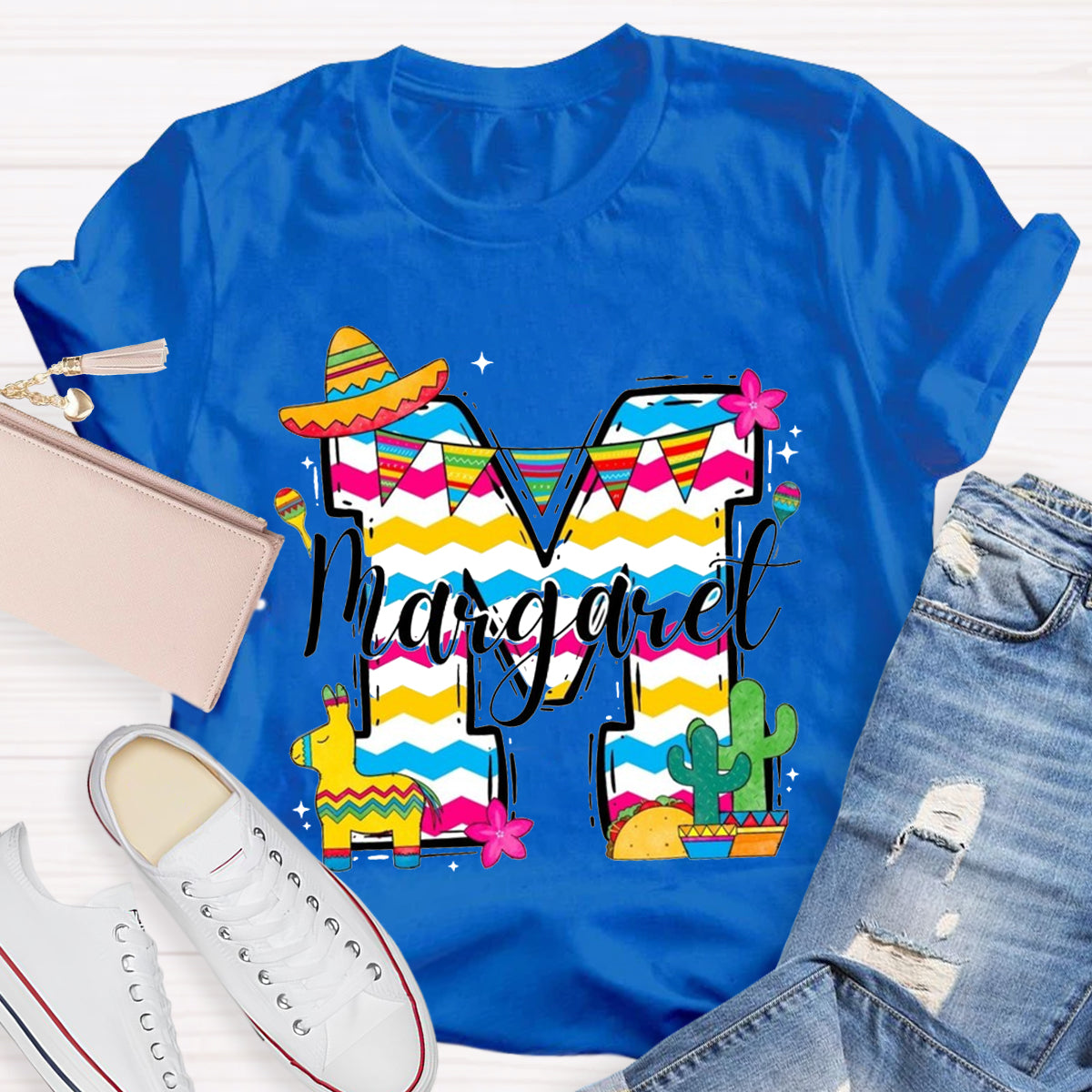 Personalized Your Own Name M For Margaret T-Shirt