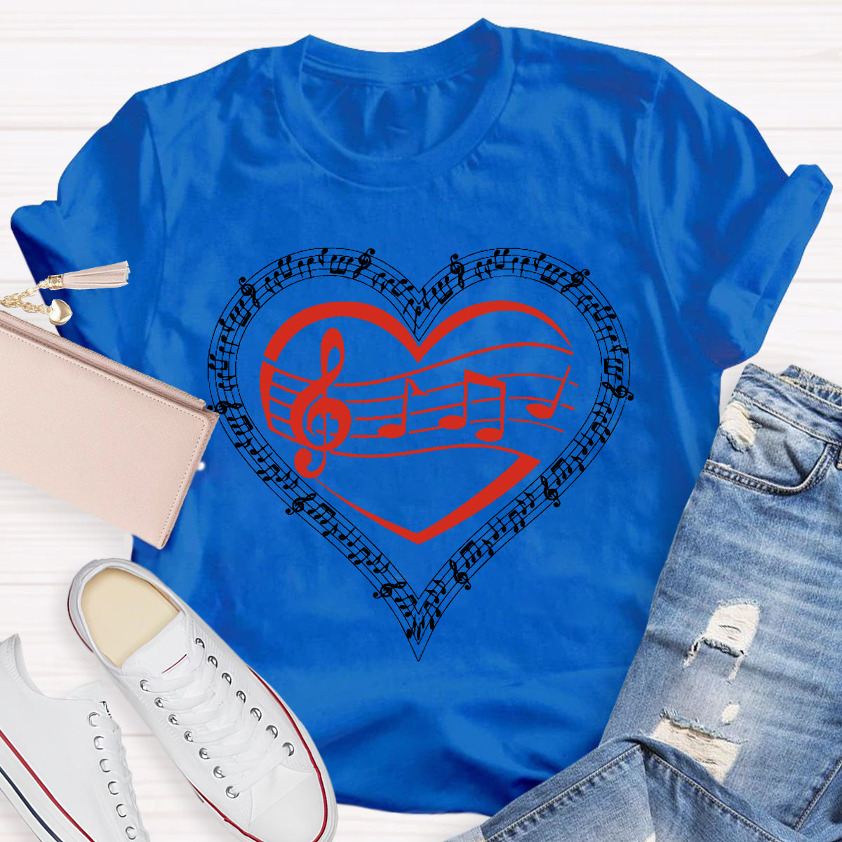 Musical Heart Teacher T-Shirt