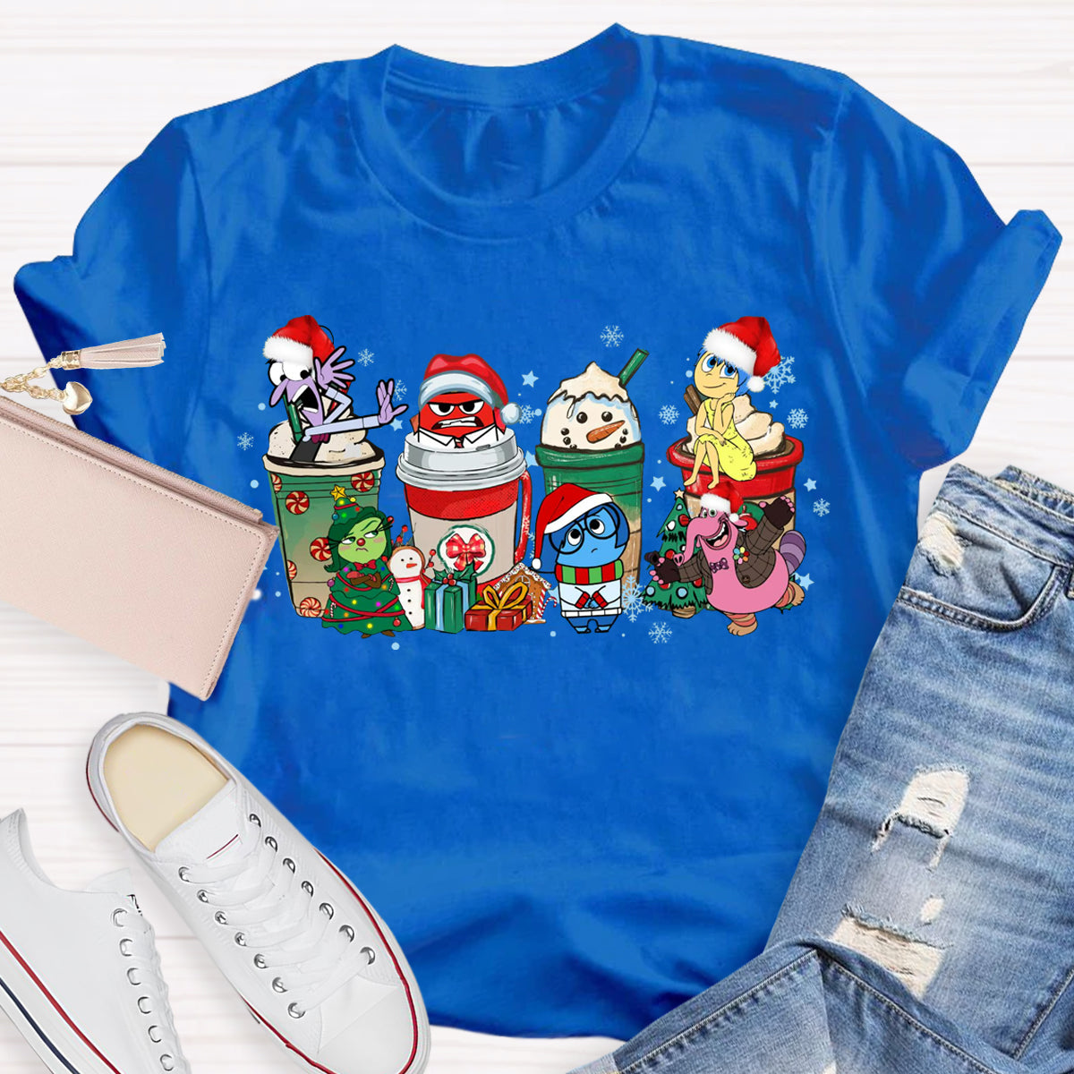 Christmas Coffee With Bright Feels T-Shirt