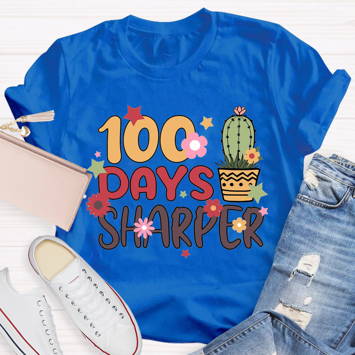 100 Days Sharper Teacher T-Shirt