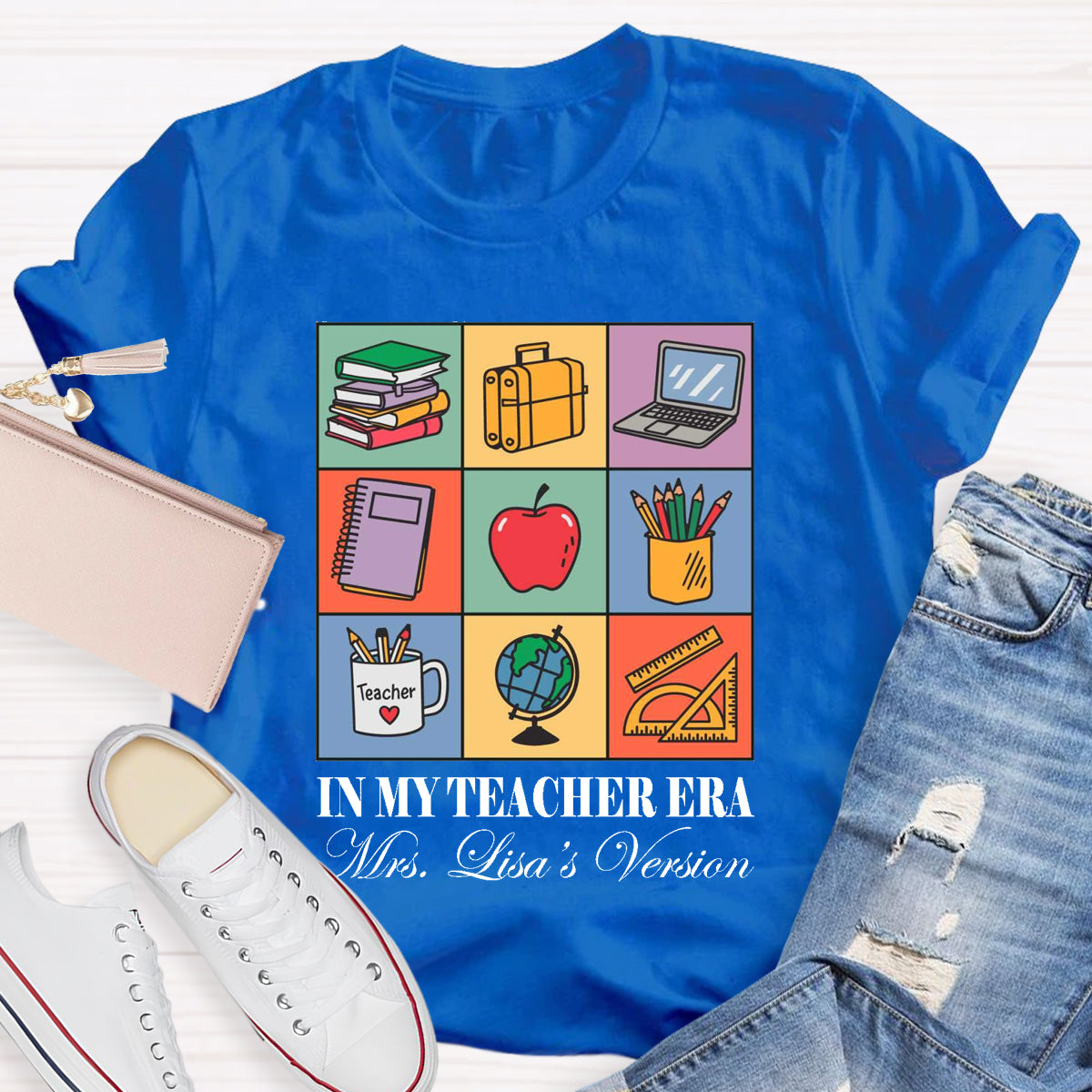 Personalized Name In My Teacher Era T-Shirt