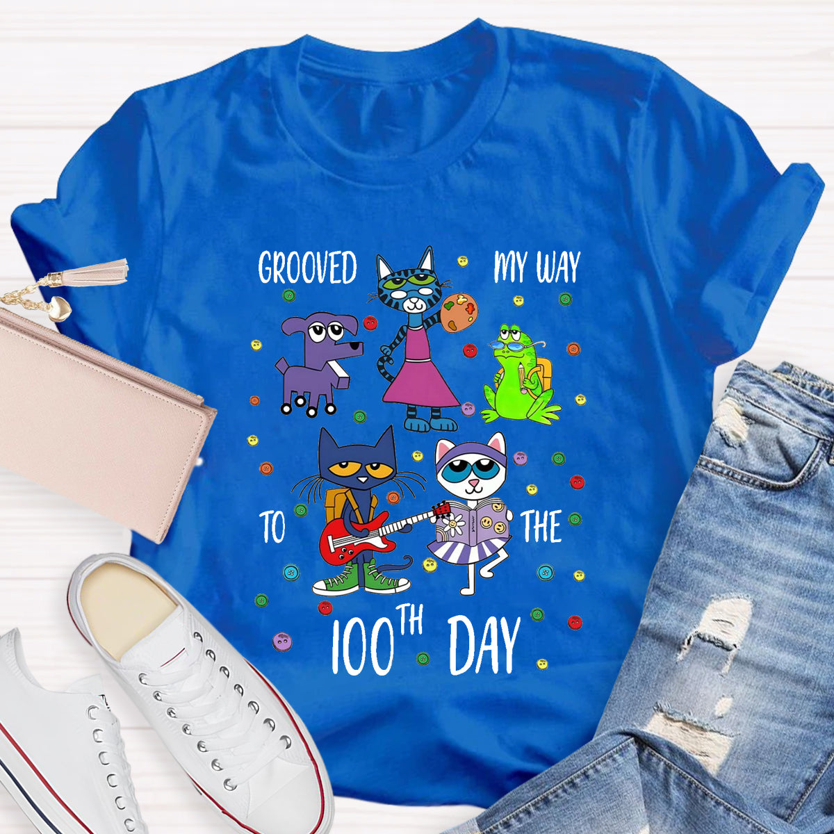 Grooved My Way To The 100th Day T-Shirt