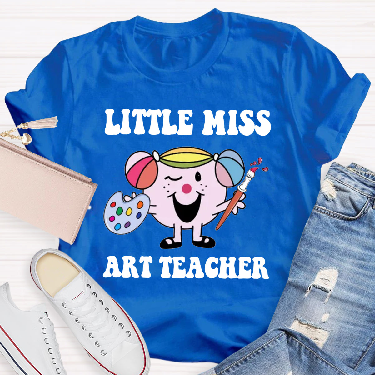 Little Miss  Art Teacher T-Shirt