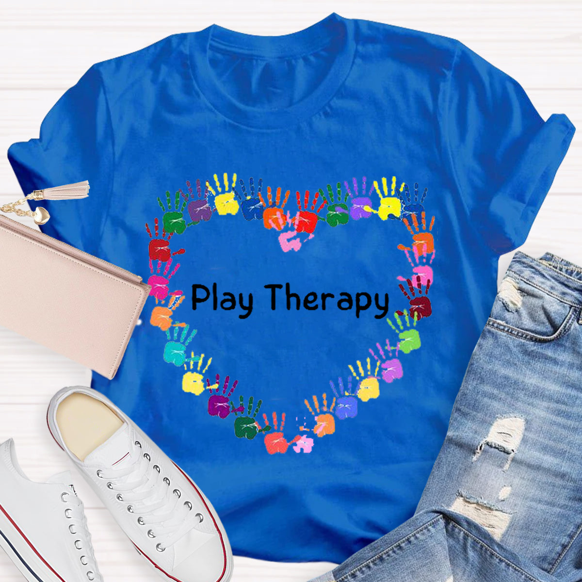 Heart Play Therapy Teacher T-Shirt