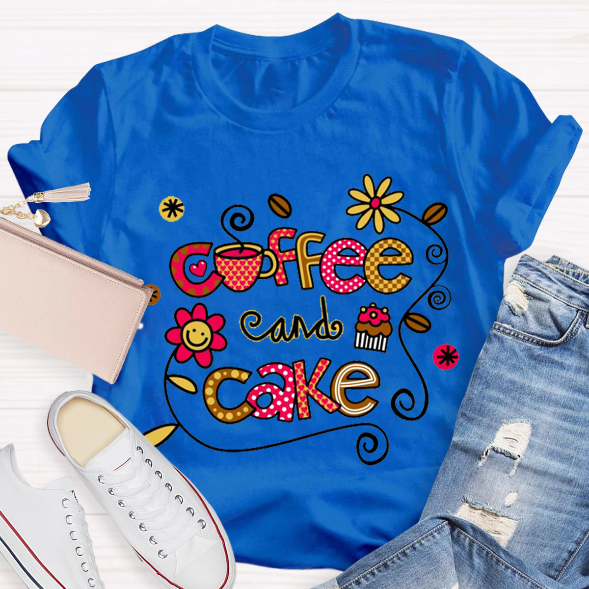 Coffee And Cake Happy Holiday T-Shirt