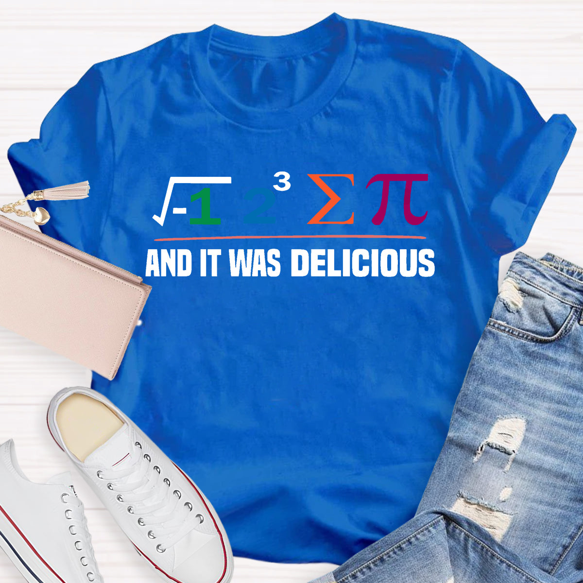 I Ate Some Pie And It Was Delicious Funny Math T-Shirt