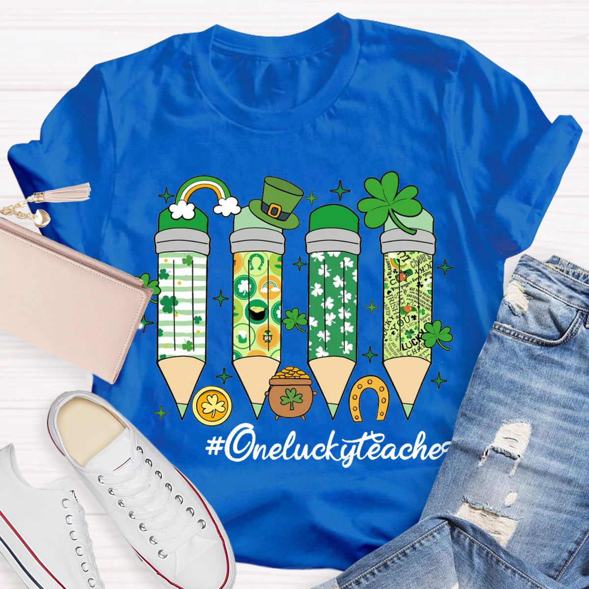 One Lucky Teacher T-Shirt