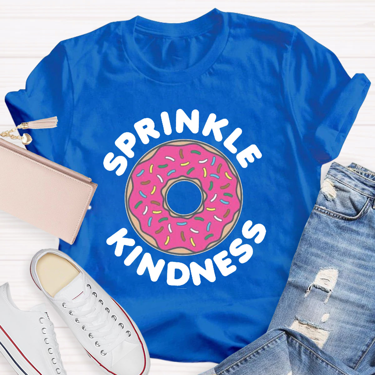 Sprinkle Kindness Funny Cute Donut T-Shirt