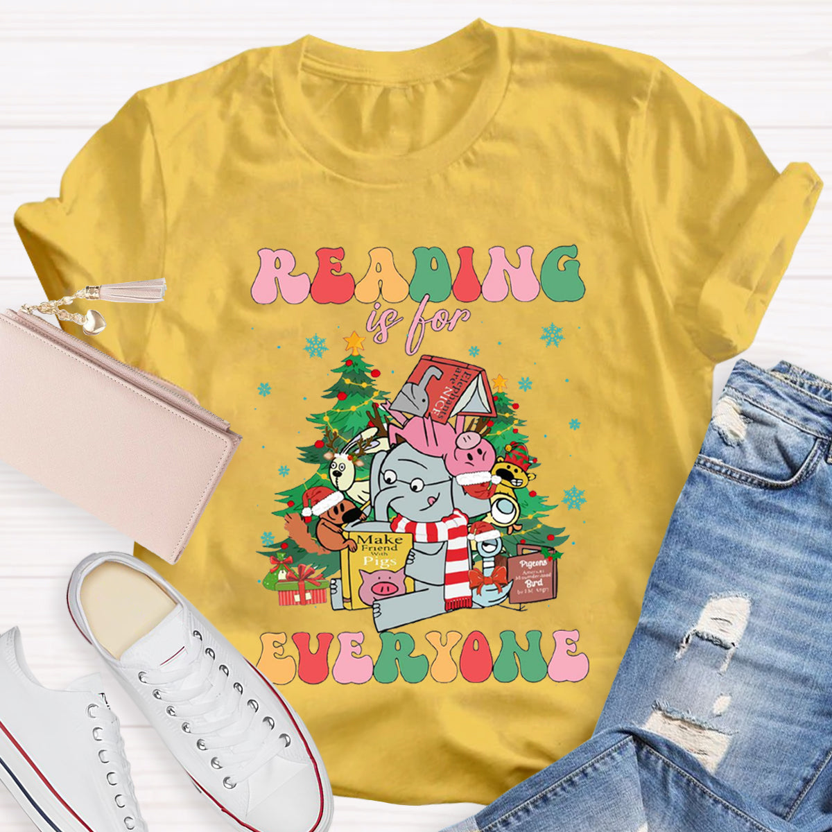 Reading Is For Everyone Teacher T-Shirt