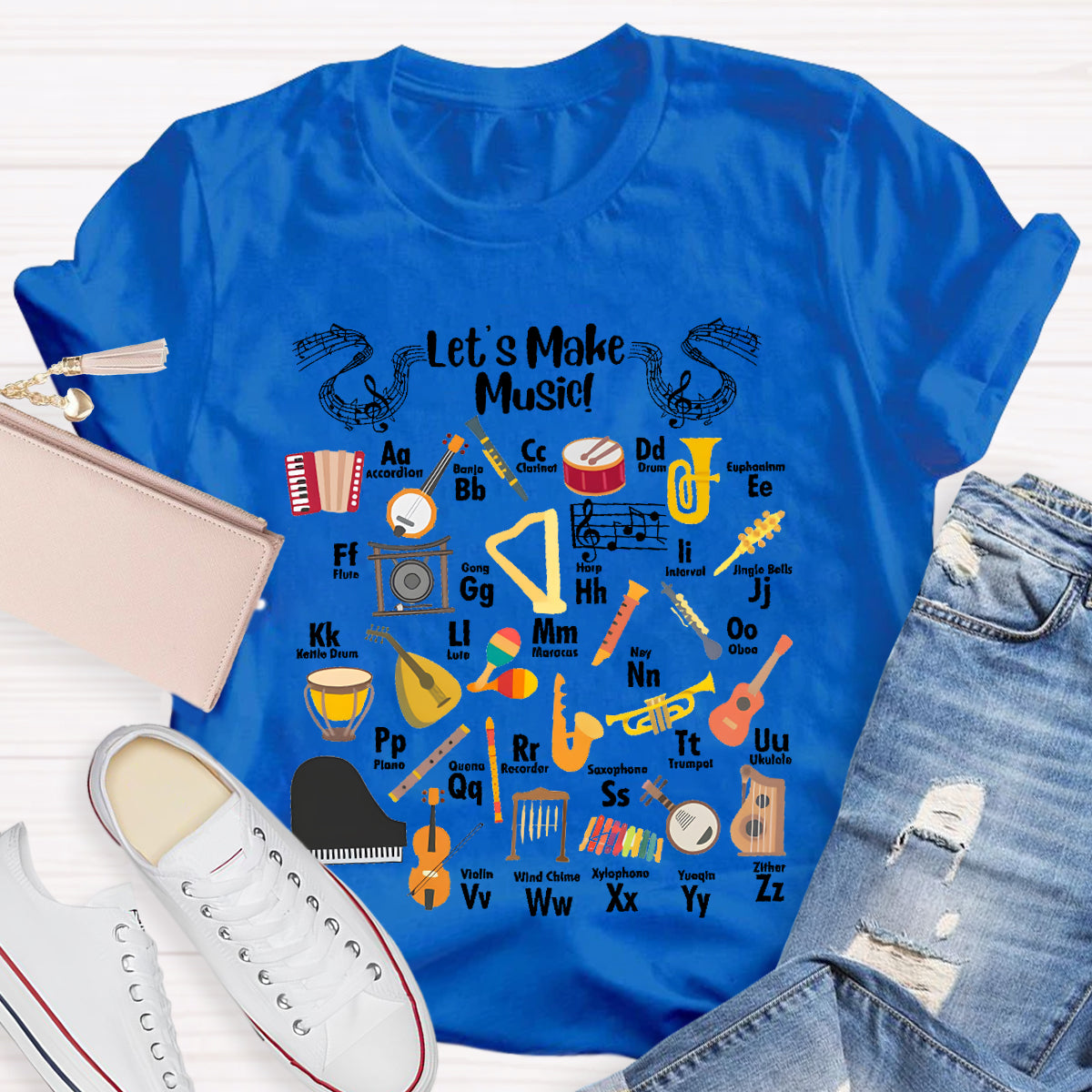 Let's Make Music Teacher T-Shirt