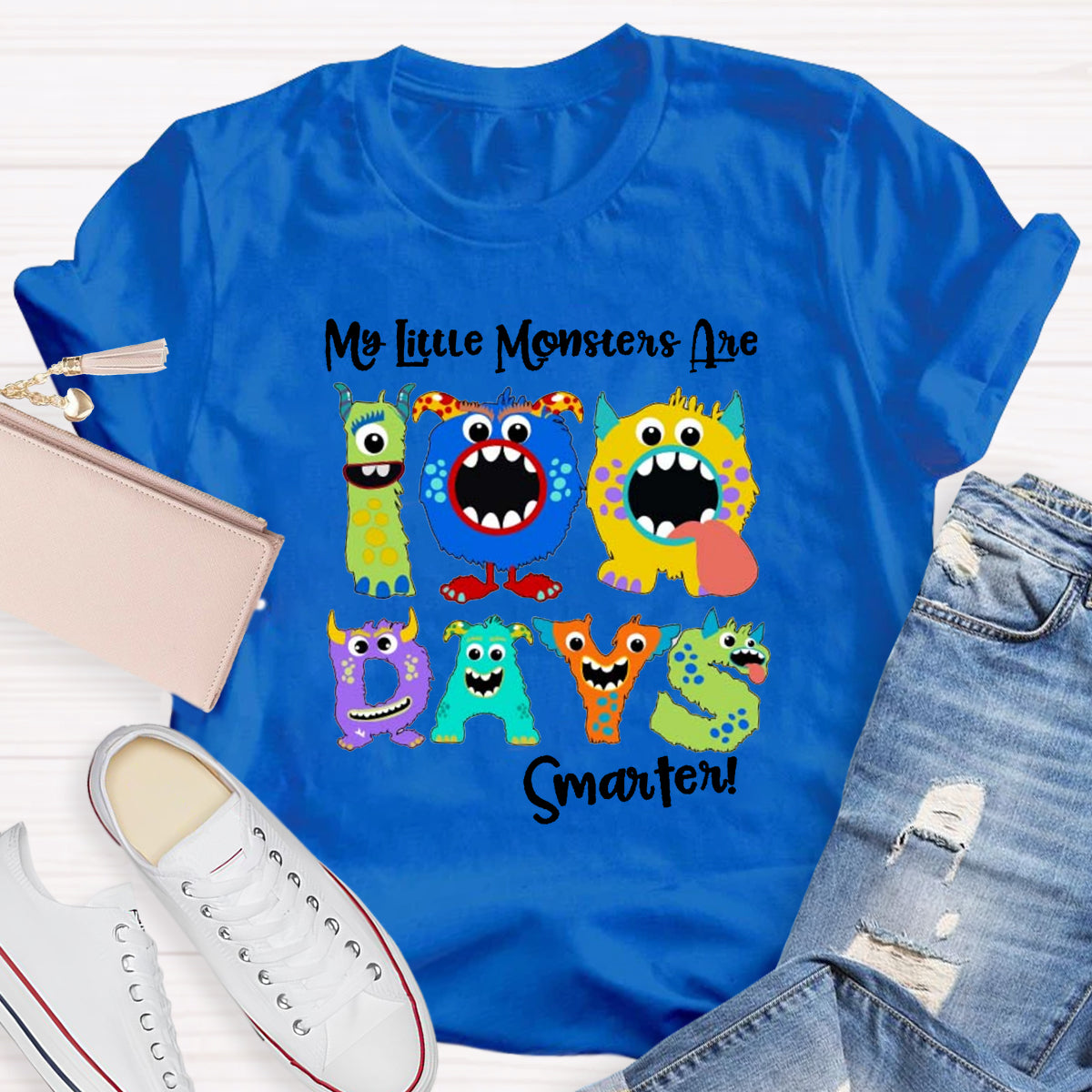 My Little Monsters 100 Days Smarter T-Shirt